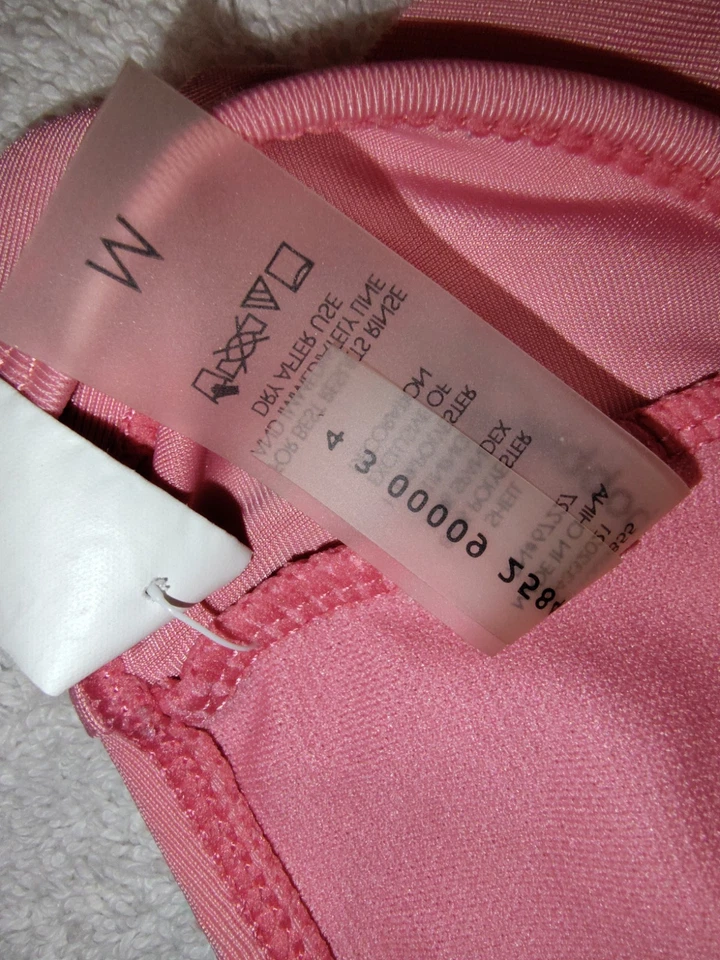 Top de bikini Bobbie Brooks con cubierta superior color coral -RN# 67727 Foto 3 de 4