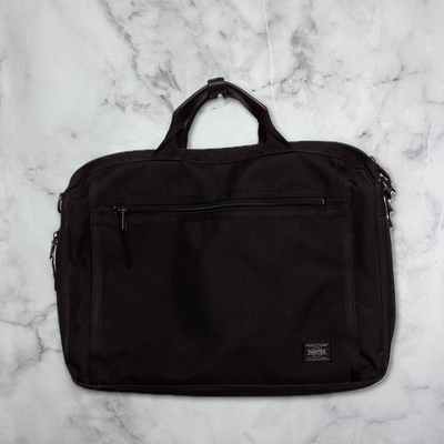 #ad Porter Yoshida amp; Co. Bag Black 2 Way Briefcase Messenger Nylon Canvas $118.00