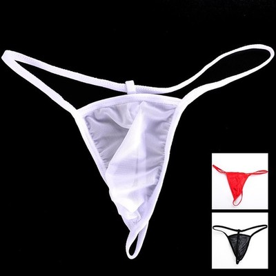 Men G-string G-string Mens One Size T-Back Comfortable Sheer Soft T-back