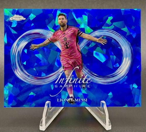 2024 MLS Topps Chrome Sapphire Lionel Messi Infinite Case Hit #IS-1 Inter Miami
