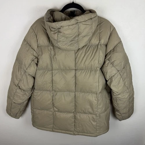 Taion Puffer Jacket Mens Medium Beige Mountain Volume Hooded Down Jacket BNWT  image 12