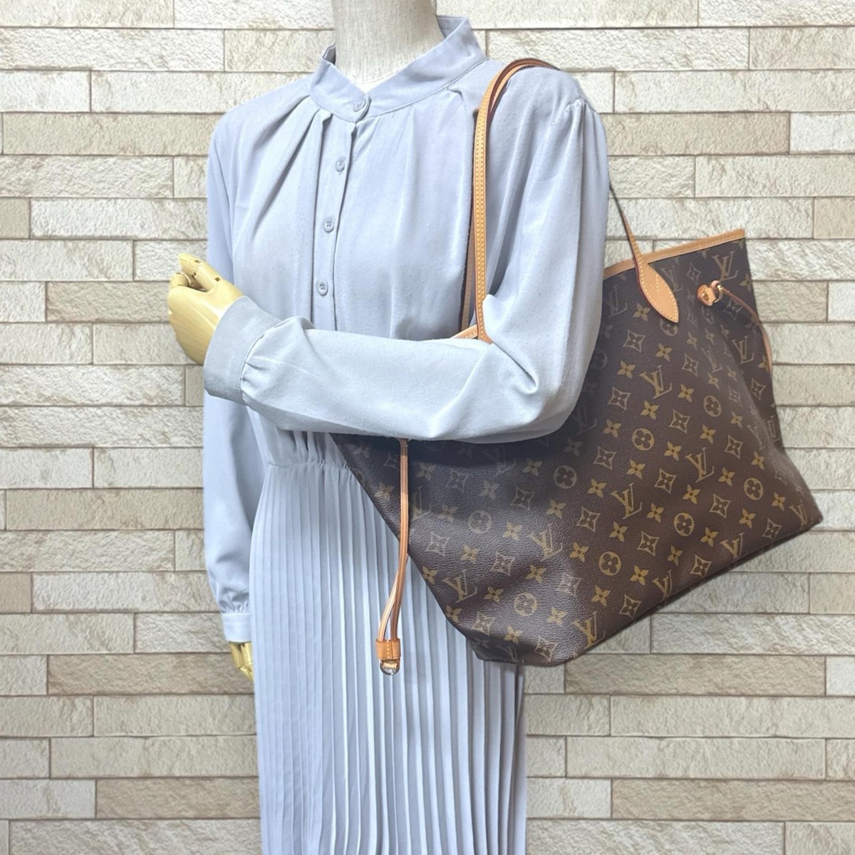 LOUIS VUITTON Tote Bag M40156 Monogram canvas Tote Bag Neverfull