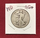 1919D Walking Liberty in well circulated condition. Free shipping