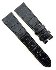 Chopard 22mm x 18mm Navy Blue Calfskin Leather Watch Strap New Authentic OEM