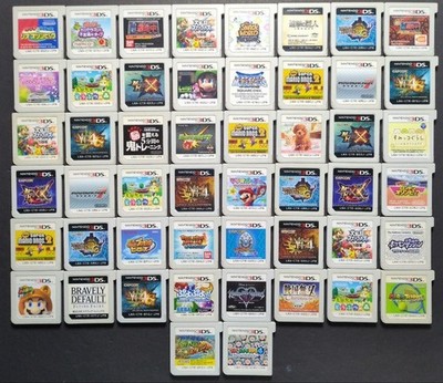 Nintendo 3DS Game 50 Bulk Lot Mario Pokemon Monster Hunter Smash Bros Japan