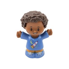 Fisher Price Little People Chris Figure in Blue Spaceship Shirt