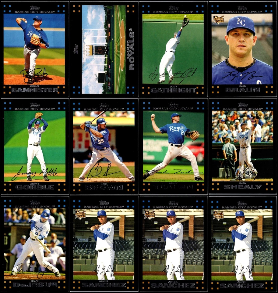 Lote de tarjetas Topps Kansas City Royals (53) 2007 - una verdadera joya - hacer todos los días spe... Foto 2 de 4