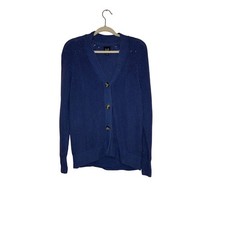 Gap blue button front knit cardigan size small