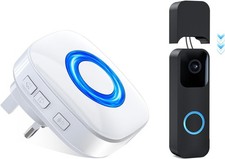 PHYSEN Wireless Doorbell Extender with 1 Receiver for Blink Video Doorbell, Conv