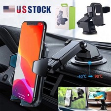 Universal 360  Car Phone Mount - Windshield  Air Vent Holder w/Quick Release