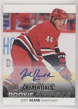 2021-22 Upper Deck Credentials Rookie Arrivals Auto Joey Keane #RA-21 Auto 0x2e