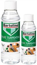 Pure Turpentine 250ml or 500ml Bartoline Oil Based Paint Cleaner And Thinners