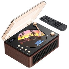 CD Player with Speaker, Retro Portable CD Players for Home with Bluetooth, Hi...