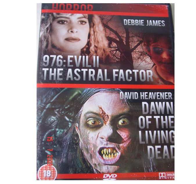 976 Evil II:The Astral Factor/Dawn Of The Living Dead (Region 0 DVD)