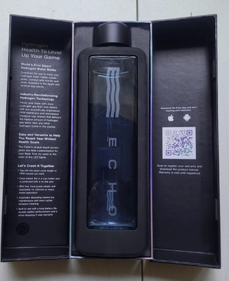 #ad Echo Flask Hydrogen Water Bottle SPE PEM 5.0 8.0 PPM w Charger NEW open box $135.00
