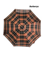 Burberrys Nova Check Folding Umbrella Time Tested Authentic Vintage
