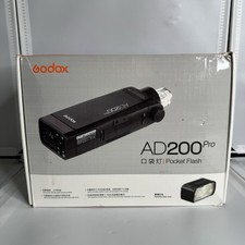 Godox AD200 Pro Flash Gun for Digital Camera, TTL Wireless Strobe, X System