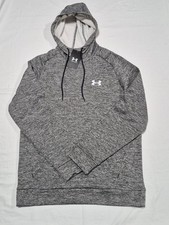 Under Armour Men's Fleece Twist Warm Hoodie Sweatshirt Gray Heather 1373405-001
