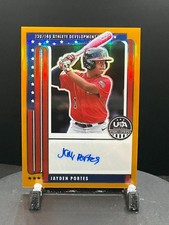 2026 Panini Stars & Stripes Prizm Jayden Portes Autograph Auto Gold Prizm 04/10