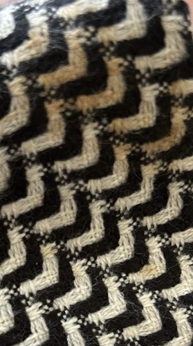 Collections Le Suit Black White Herringbone Tweed Knit Jacket & Black Skirt 18 - Picture 7 of 7