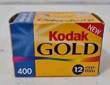 Kodak Gold 400 35mm Film 12 EXP Sealed Exp 1999 Colorsharp Iso 21 24x36mm