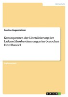 Paulina Gugenheimer | Konsequenzen Der Liberalisierung Der...