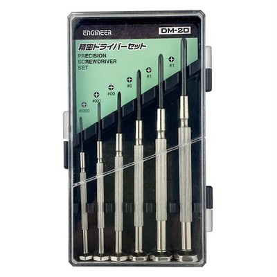 ENGINEER DM-20 Engineer + Precision Screwdriver Set, Set of 6