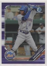 2019 Bowman Chrome Prospects Purple Refractor 55/250 Hansel Moreno #BCP-197 00jz