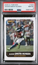JAXON SMITH-NJIGBA RARE 2026 SI FOR KIDS SEATTLE SEAHAWKS PSA 8