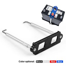 Performance Battery Hold Down Kit with Stainless Steel Hooks Silver Finish