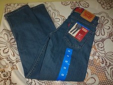 Levi's Boys Youth Jeans 511 Slim Flex Stretch Denim Blue Jeans Size 12 reg. NWT