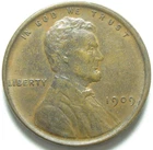 1909 VDB Lincoln Wheat Cent - About Uncirculated - #11415-3