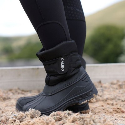 Cameo Junior Mucker Boots - Black Yard Waterproof Kinder Reitstall Stiefel