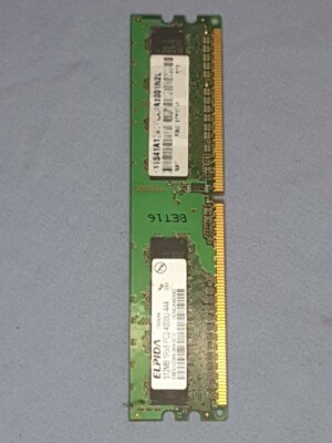 Elpida 512MB 1Rx8 PC2-4200-444 EBE51UD8AGWA-5E-E Desktop