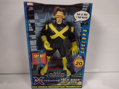 Toy Biz Marvel X-Men Evolution Talk Back Mutants Cyclops Actionfigur
