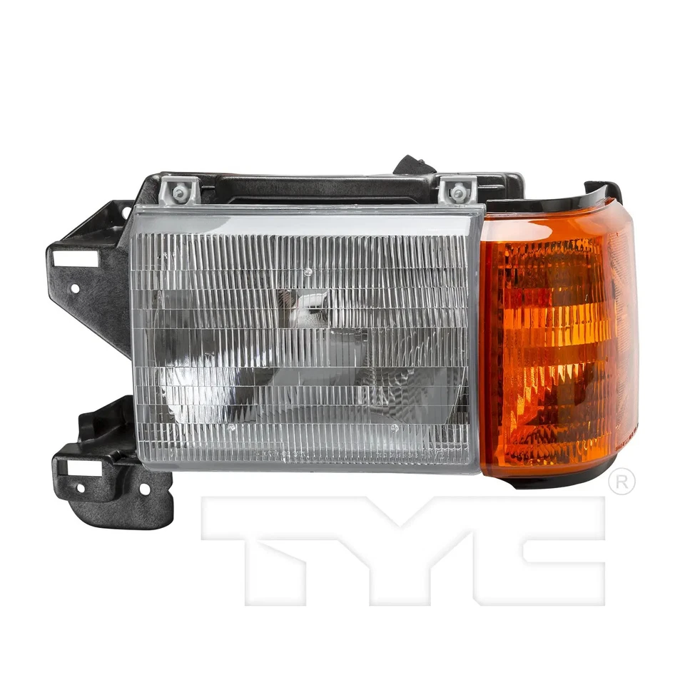 Conjunto de faros TYC 20-1571-00 para 87-91 Ford Bronco F-150 F-250 F-350 Foto 2 de 4
