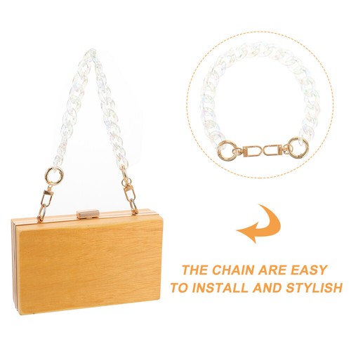 Clutches Pearl Strap Diy Phonecase Chain Wide Bag Buckle Chain - Zdjęcie 10 z 12