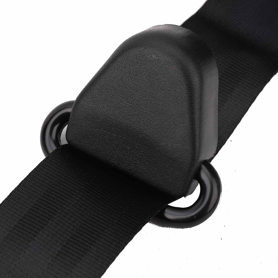 2-Pack Universal 3-Point Retractable Seat Belts - Adjustable Lap & Shoulder Harness For Cars & Trucks