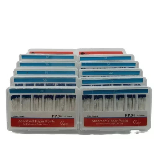 5 Box Dental Root Endodontics Absorbent Paper Point Taper 0.04 30# Disposable - Picture 3 of 4