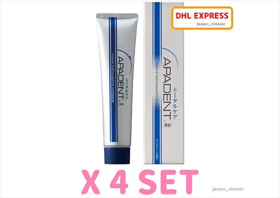 APADENT TOTAL CARE TOOTHPASTE HYDROXYAPATITE MILD MINT 100g X 4 SET