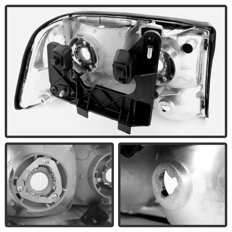 1998-2004 GMC Sonoma S15 98-01 Jimmy Bravada Headlights Fog Bumper Parking Lamps - Image 3 of 3