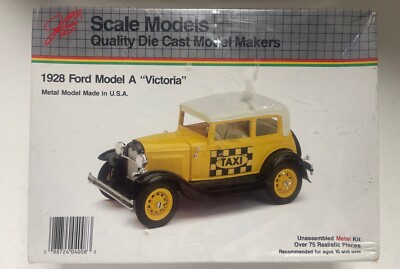 JLE 1930 Ford Model A Victoria Scale Models 1:20 Diecast Model Kit #4008 SEALED