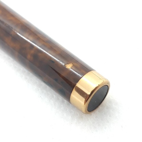 Vintage Sheaffer Targa 1030 Thuya Lacquer Marble Brown 14K Fountain Pen - Picture 7 of 12