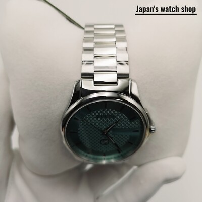 GUCCI G-Timeless YA126372 Turquoise Stainless Steel Men's Watch