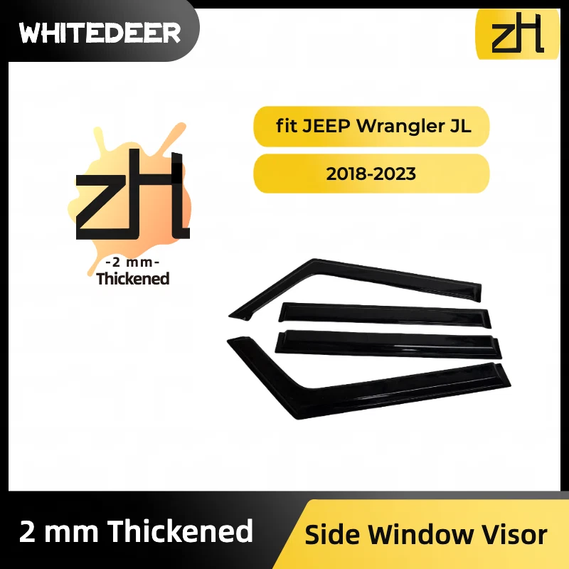 Fits Toyota Scion xB 2008-2015 Side Window Visor Sun Rain Deflector Guard Thick - Image 2 of 4