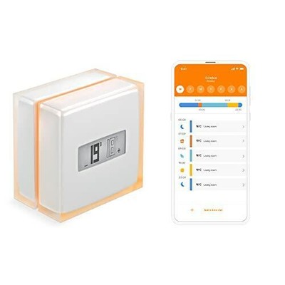 Netatmo Smartes Zentrales Thermostat, Weiß (NTH01)