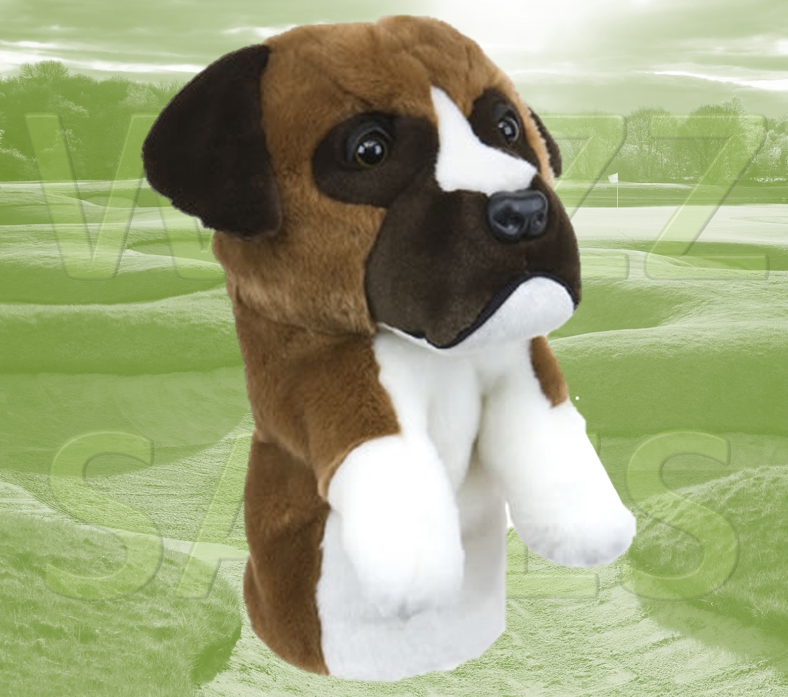 Boxer Dog Daphne's Large Golf Club Driver 1 Wood Headcover 460cc Head