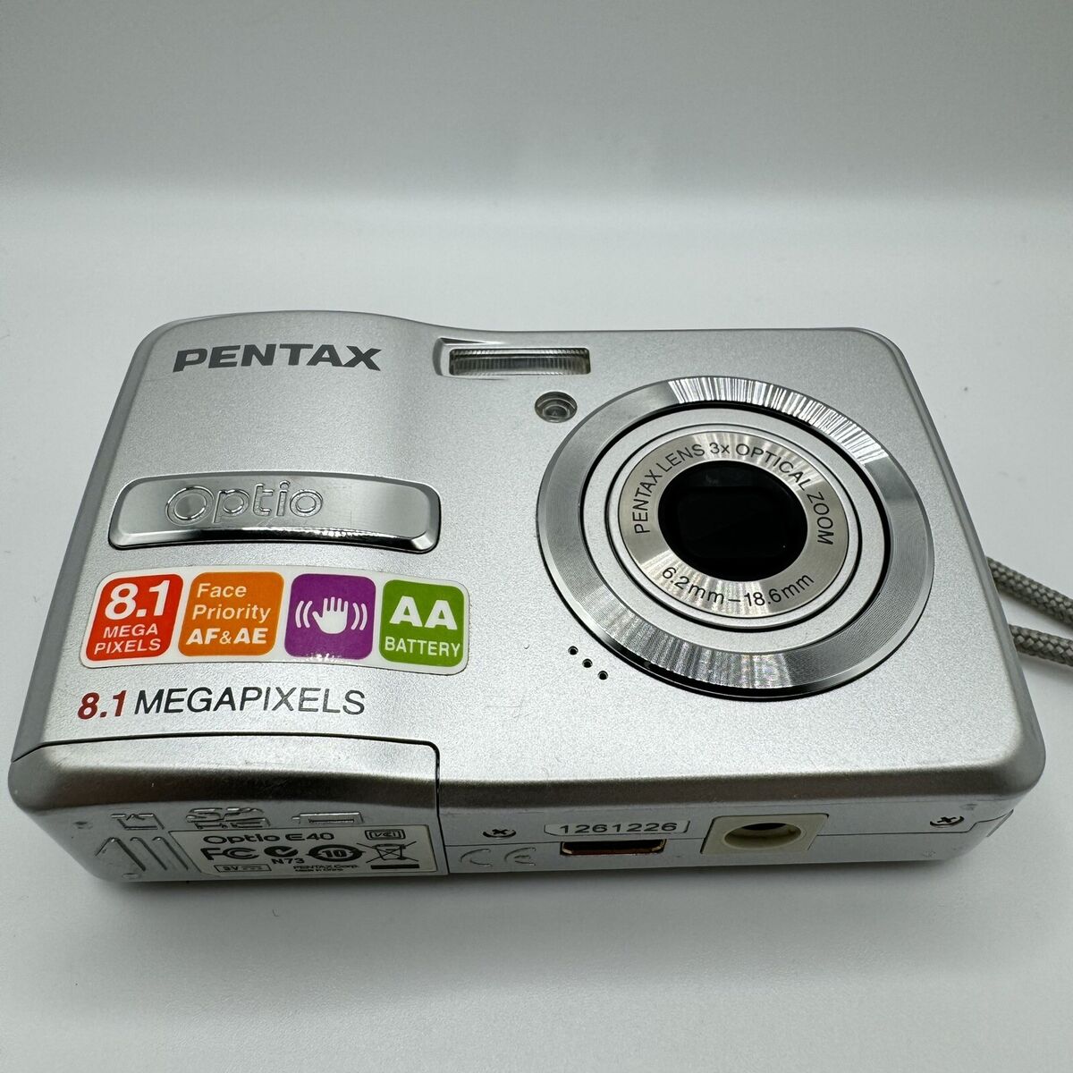 Boxed Pentax Digital Camera Optio E40 8.1MP Silver | eBay Boxed Pentax Digital Camera Optio E40 8.1MP Silver | eBay