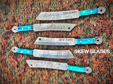 Lot of 20 Piece Custom Handmade Damascus Steel Small Machete Knife EDC