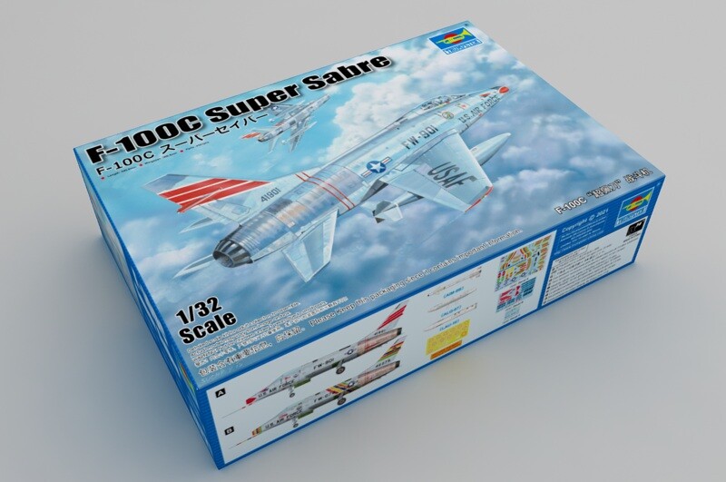 Trumpeter 03221  1:32nd scale F-100C Super Sabre